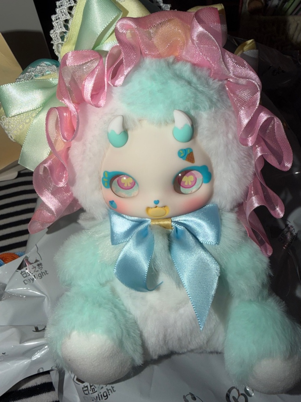 Boboco Enigma Wonderland "Sweet Frostie" plush toy from the Daylight brand